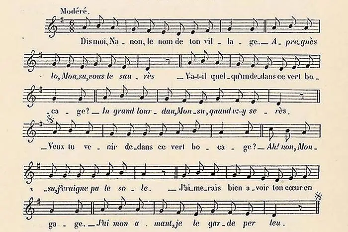 Chansons de bergères - La bergère et le Monsieur