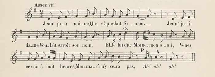 Moines et curès - Le Joli moine