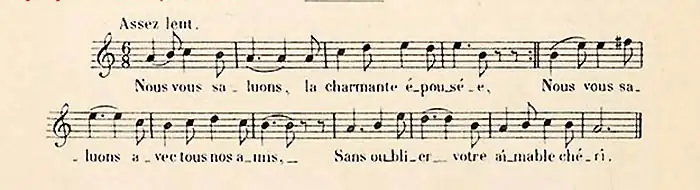 Les Noces - Salut àlaMariée