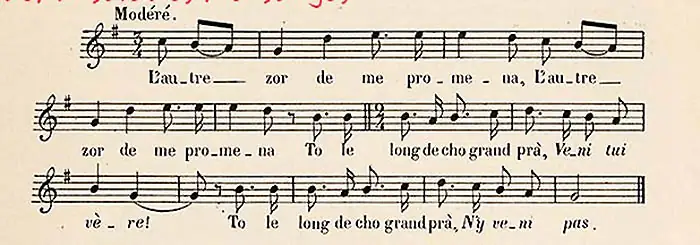 Chansons déliranyes - chanson de mensonge