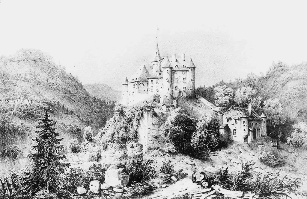 Guigues Alleman - Testament - Le château d'Uriage